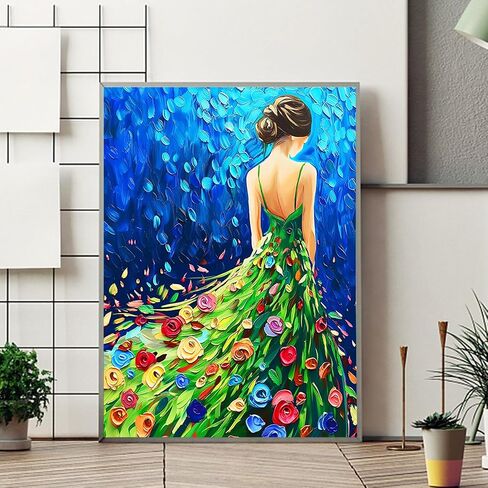YOMEIA 5D Diamond Painting Kits for Adults Full Drill Sunflower Diamond Art Paint with Round Diamonds DIY Gem Painting Kit for Home Wall Decor(11.8x15.7in) in Saudi Arabia