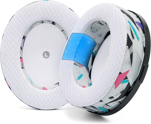 WC Freeze Penrose - وسائد أذن بديلة من جل التبريد من القماش الهجين لـ Audeze Penrose وMobius، مصنوعة بواسطة Wicked Cushions، وتحسين المتانة والسمك وعزل الصوت | أسود in Saudi Arabia