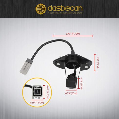 Dasbecan 86267AJ10B Rear View Back Up Camera with Bracket Compatible with Subaru Legacy Outback 2010-2014 Replaces 86267-AJ10B 86267AJ10A 86267-AJ10A Reversing Parking Assist Camera in Saudi Arabia