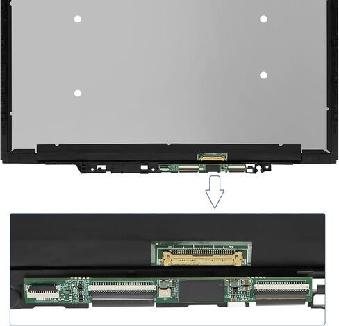 Replacement for Lenovo Chromebook 500e Yoga Gen 4 5D11C95914 N122JCA-ENK 82W4 82W5 30pins 1920x1200 LCD Touch Screen Display Digitizer Assembly Bezel in Kuwait