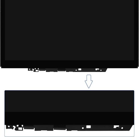 Replacement for Lenovo Chromebook 500e Yoga Gen 4 5D11C95914 N122JCA-ENK 82W4 82W5 30pins 1920x1200 LCD Touch Screen Display Digitizer Assembly Bezel in Kuwait