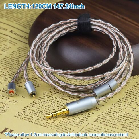 okcsc كابل بديل IPX T2 إلى Type-C كابل سماعات أذن 4 أساسي لسماعات ETYMOTIC لسلسلة ETYMOTIC EVO UE Premier WESTONE PRO X (X10 X20 X30 X40 X50) لـ MACH80/70/60/50/40/30/20 Type-C/ 3.94 قدم in Saudi Arabia