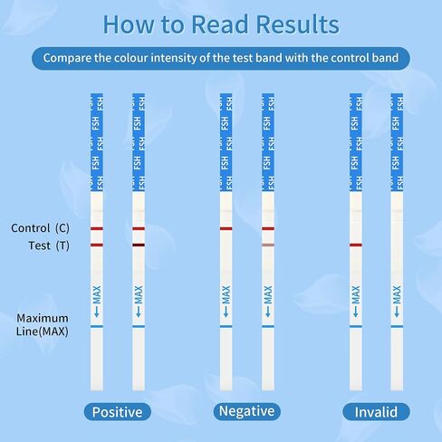 Menopause Test Strips at Home, FSH Menopause Stage Indicator Perimenopause Test with 6pcs Urine Cups, Help Understand Your Ovarian Reserve, Determine Your Fertility and Menopause Levels, 6 Pack in Saudi Arabia