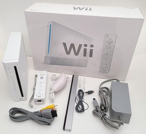 Nintendo Wii Limited Edition Blue Video Game Console (Renewed) in Saudi Arabia