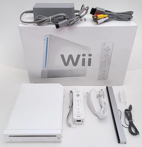 Nintendo Wii Limited Edition Blue Video Game Console (Renewed) in Saudi Arabia