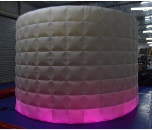 SAYOK Inflatable Photo Booth Wall(Internal Gold, 119''x59''x91'') Inflatable Photo Booth Backdrop, Photo Booth Enclosure Portable Photoshoot Background Gold Wall for Event Party Wedding Exhibition in Saudi Arabia