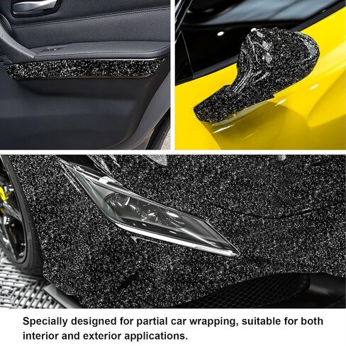 TECKWRAP 11.5"x60" Matte Dark Forged Carbon Vinyl Wrap Film, Easy Installation with Air Release Technology, Adding Style and Protection to Your Vehicle in Saudi Arabia
