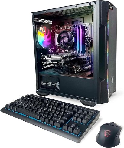 Inferno 4060 Series Gaming Desktop PC – AMD Ryzen 5 5600X 3.7 GHz, Geforce RTX 4060, 1TB NVME SSD, 16GB DDR4 RAM 3600 RGB, Wi-Fi, Bluetooth, Windows 11 Home in Saudi Arabia
