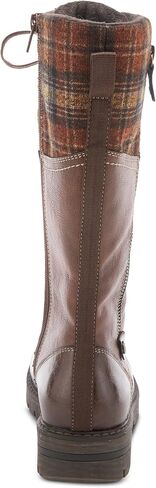 PATRIZIA Spring Step Chickeze Tall Boots for Women - Pull-On Ladies Boots with Lace-up, Zipper Closure - Womens Boots for Outdoor in Saudi Arabia