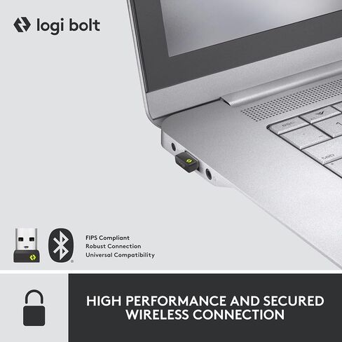 لوجيتك MX Keys Mini Combo للأعمال، مدمج، لوحة مفاتيح وماوس لاسلكي، تقنية Logi Bolt، بلوتوث، Windows/Mac/Chrome/Linux المعتمد - جرافيت (متجدد) in Saudi Arabia