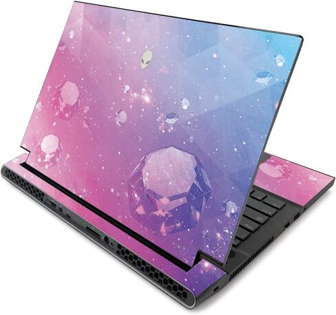 غلاف MightySkins لجهاز Alienware m17 R2 (2019) - الماس الوردي | غطاء ملتف واقٍ ومتين وفريد ​​من نوعه من الفينيل | سهل التطبيق والإزالة وتغيير الأنماط | صنع في الولايات المتحدة الأمريكية in Saudi Arabia