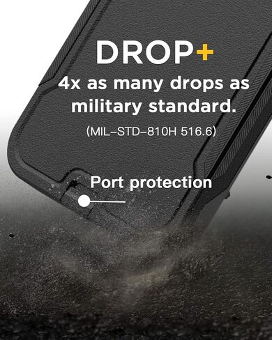 AICase Belt Holster Case Compatible with iPhone 15 +Glass Protector+Camera Lens,Heavy Duty 3-Layer Pocket-Friendly Durable Military Grade Protection Shockproof/DropProof Protective Cover 6.1" in Saudi Arabia