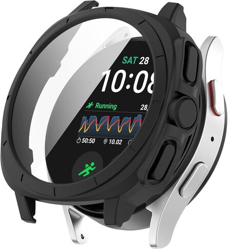 Screen Protector Compatible with Samsung Galaxy Watch 7 40mm 44mm Case Scratched Screen Protectors Intended for Samsung Galaxy Watch 7 (Black, 44mm) in Saudi Arabia