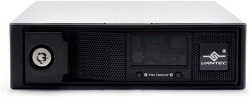 حامل محرك الأقراص الصلبة Vantec EZ Swap 4 مقاس 3.5 بوصة من الألومنيوم القابل للإزالة بدون صينية مع شاشة LCD ومروحة MRK-401ST-BK (أسود) in Kuwait