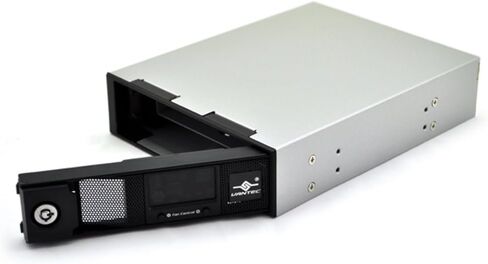 حامل محرك الأقراص الصلبة Vantec EZ Swap 4 مقاس 3.5 بوصة من الألومنيوم القابل للإزالة بدون صينية مع شاشة LCD ومروحة MRK-401ST-BK (أسود) in Kuwait