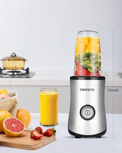 Amateys Handheld Immersion Blender,700W Infinitely Variable Speeds Kitchen Hand Mixer,Multi-function Stainless Steel Stick Electric Smoothie Blender with Detachable Whisk, Milk Frother,for Soup Puree in Kuwait