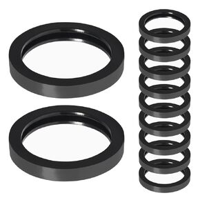 15Pcs Gas Can Spout Gaskets Universal Rubber Ring Can Gaskets Fuel Washer Seals Spout Gasket Sealing Rings Replacement O Ring Part Gas Gaskets Compatible with Most Gas Can Spout
