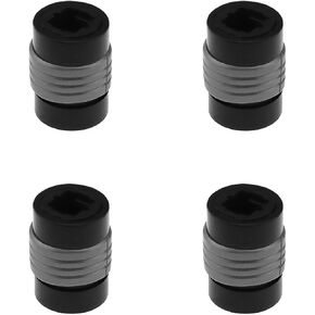 Create idea Pack of 4 Fiber Optic Toslink Adapter Optical TOS to TOS Extension Adaptor Female to Female Coupler for Optical Audio Cable Leads