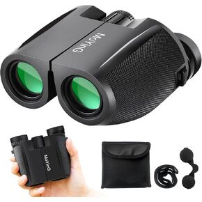 12X25 High Powered Binoculars for Adults, Waterproof Compact Binoculars with Clear Low Light Vision, Small Binoculars for Bird Watching, Hunting, Travel, Hiking, Concerts, Fishing, Outdoor Exploring