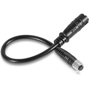 1852075 MKR-US2-15 Universal Sonar 2 Adapter Cable for Lowrance Fishfinder, 4-pin Female to 8-pin Female, Black