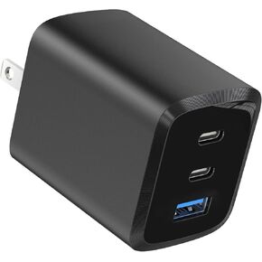 70W USB C Charger Block, 3-Port Type C Fast Wall Charger for MacBook Pro MacBook Air, Pixelbook, iPad Pro Air Mini, iPhone 15 14 13 Pro Max, Galaxy S24 S23 S22, Note20, Pixel 8