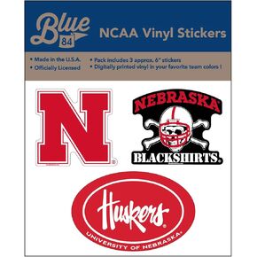 Blue 84 NCAA 6" Vinyl Sticker 3-Pack