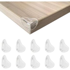 10 Pack Corner Protector,Furniture Corner Guard ,Water Drop Shape Corner Protector Cover Baby Protective Table Corner Protector, Soft and Transparent, Covers Sharp Furniture and Table Edges