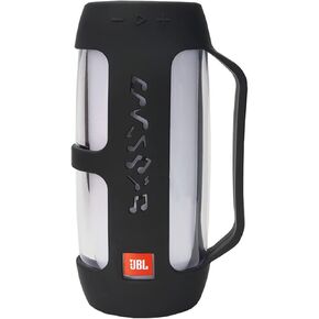 Silicone Case Compatible with JBL Pulse 4,JBL Pulse 4 Wireless Bluetooth Speaker Portable Protective Carry Case Cover (Black)