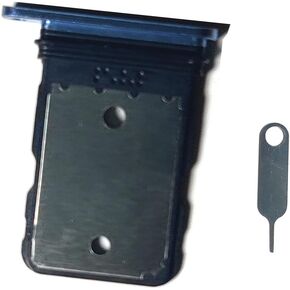 SIM Card Slot Tray Bracket Micro SD Adapter Container Replacement for Google Pixel 7A (Black)