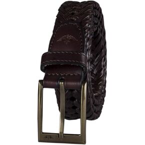 Dockers Men's Braided Belt, Black Lace, X-Large (42-44)