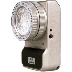 Iris LED Video Light Standard Kit with LCD Display, App Control, Adjustable Lens, Storage Pouch, CRI/TLCI 96+, 2700-6500K, Portable Lighting for Photography, Content Creators, Black