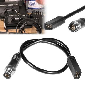 Sunluway 720074-1 AS EC QDM 700 Series Ethernet Adapter Cable for Humminbird Fish Finders Helix 7, Helix 8, Helix 9, Helix 10, Helix 12, and Helix 15 Models, Length 12 inches