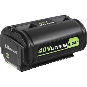 4.0Ah Battery Replace for Ryobi 40V Battery, Compatible with Ryobi 40 Volt Cordless Power Tools – Extended Life and Reliable Performance