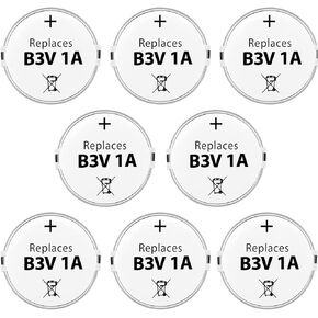 B3V 1A Replacement Battery High Capacity Compatible with High Tech Electronic Collars of MS-4 and MS-5 (8-Pack)