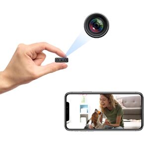 Tiny Camera for Home Security with Night Vision and Motion Detection,Portable Camera with Audio/Video