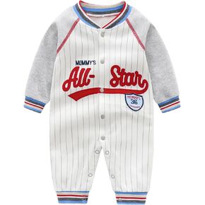Ohrwurm Baby Boy Girl Cotton Onesie Infant Cute Romper Cartoon Printed Jumpsuit for 0-12M Toddler