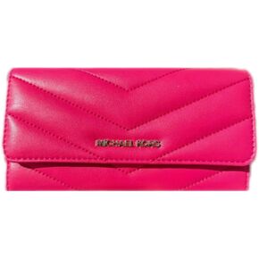 Michael Kors Wallet for Women Jet Set Travel Collection Trifold Wallet for Women, Powder blush, Casual