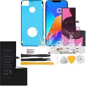for iPhone Xs Battery 5.8" All Carriers Upgraded Capacity with Repair Tool Kit