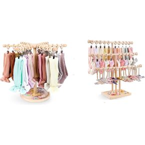 Headband Holder Headband Organizer for Baby,Bow Organizer for Girls,Baby Headband Holder Headband Stand,Hairband Storage Rack for Nursery Room Decor