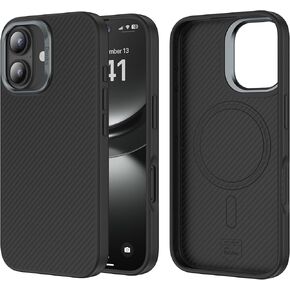 BENKS ArmorPro Case for iPhone 16 Pro Max, [Compatible with Magsafe] [Military Grade Drop Protection] Shockproof iPhone 16 Pro Max Case, Built with Dupont Kevlar 600D Aramid Fiber Black