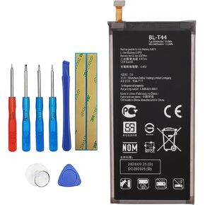 BL-T44 replacement battery Compatible with LG Stylo 5 LM-Q720PS Q60 LM-X525HA LG K40s LMX430HM LM-X430 LG K50 LM-X520 with toolkit