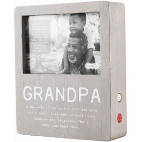 Mud Pie Voice Recorder Frame, 4 x 6, Grandpa