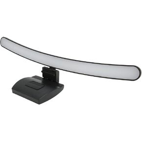 Computer Monitor Lamp with 7 Color RGB Light, Curved Screen Monitor Lamp Easy Clamp Eye Monitor Light Bar Type C for Work Study Reading Game Meeting