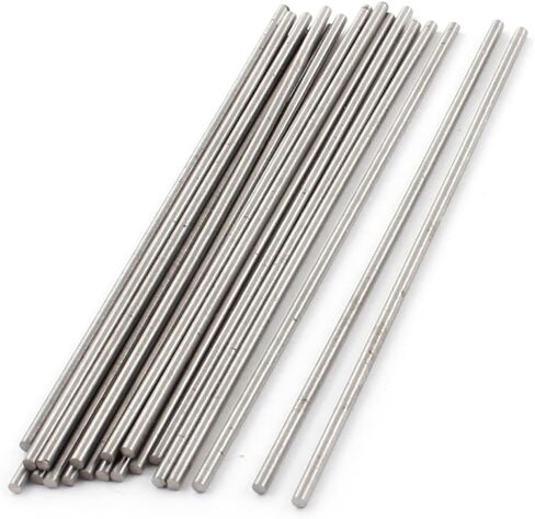 uxcell 2mm Dia 100mm Length High Speed Steel Round Drill Lathe Rod Bar 20 Pcs in Saudi Arabia