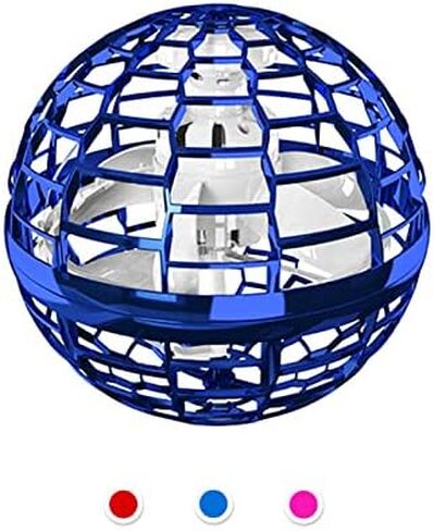 Hand Controlled Mini Drone Balloon Shape Flying Orb Ball Toy, Safe for Kids Adults Outdoor Indoor, Christmas Gift (Blue) in Saudi Arabia