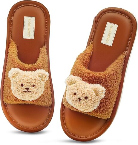 Cute Bear Slippers for Women, Animal Slippers, Teddy Bears slippers, House Slippers Bear Shoes, Bears Shoes Sandals for Gifts in Saudi Arabia