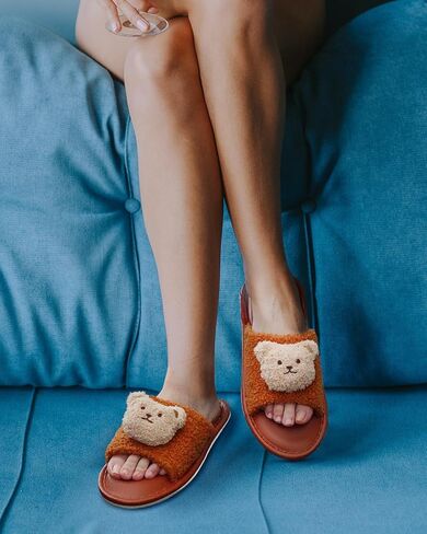 Cute Bear Slippers for Women, Animal Slippers, Teddy Bears slippers, House Slippers Bear Shoes, Bears Shoes Sandals for Gifts in Saudi Arabia