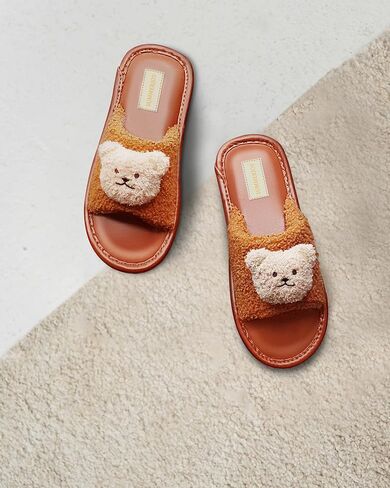 Cute Bear Slippers for Women, Animal Slippers, Teddy Bears slippers, House Slippers Bear Shoes, Bears Shoes Sandals for Gifts in Saudi Arabia
