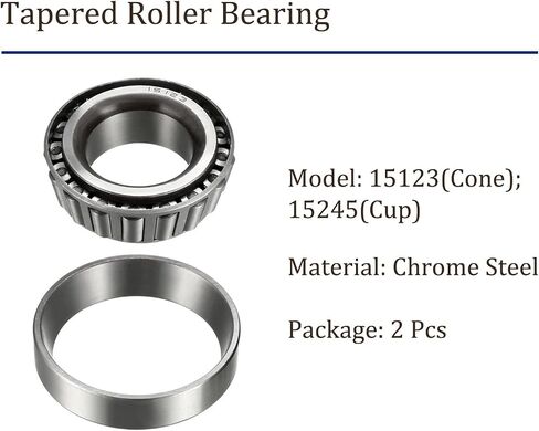 Kozelo 2pcs L68149/L68110 Tapered Roller Bearing - [1.3775 Inch x 2.328 Inch x 0.625 Inch] Chrome Steel Bearing Cone and Cup Set for Conveyor System Use in Kuwait
