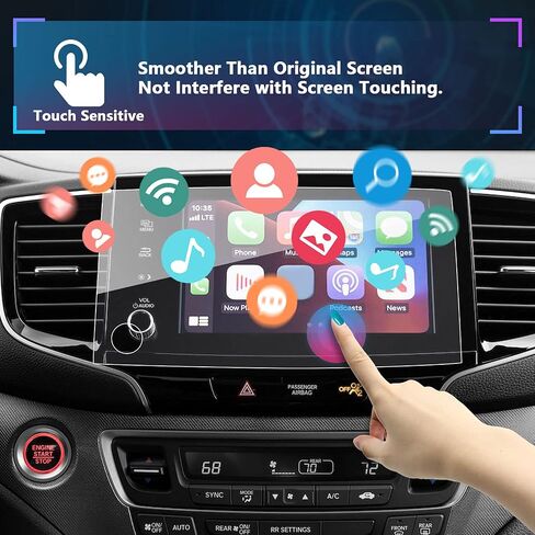 SXCY for 2021 2022 2023 Honda Ridgeline Screen Protector 8 Inch 2023 Ridgeline Navigation Screen Protector 2021-2023 Ridgeline Accessories 9H HD in Kuwait